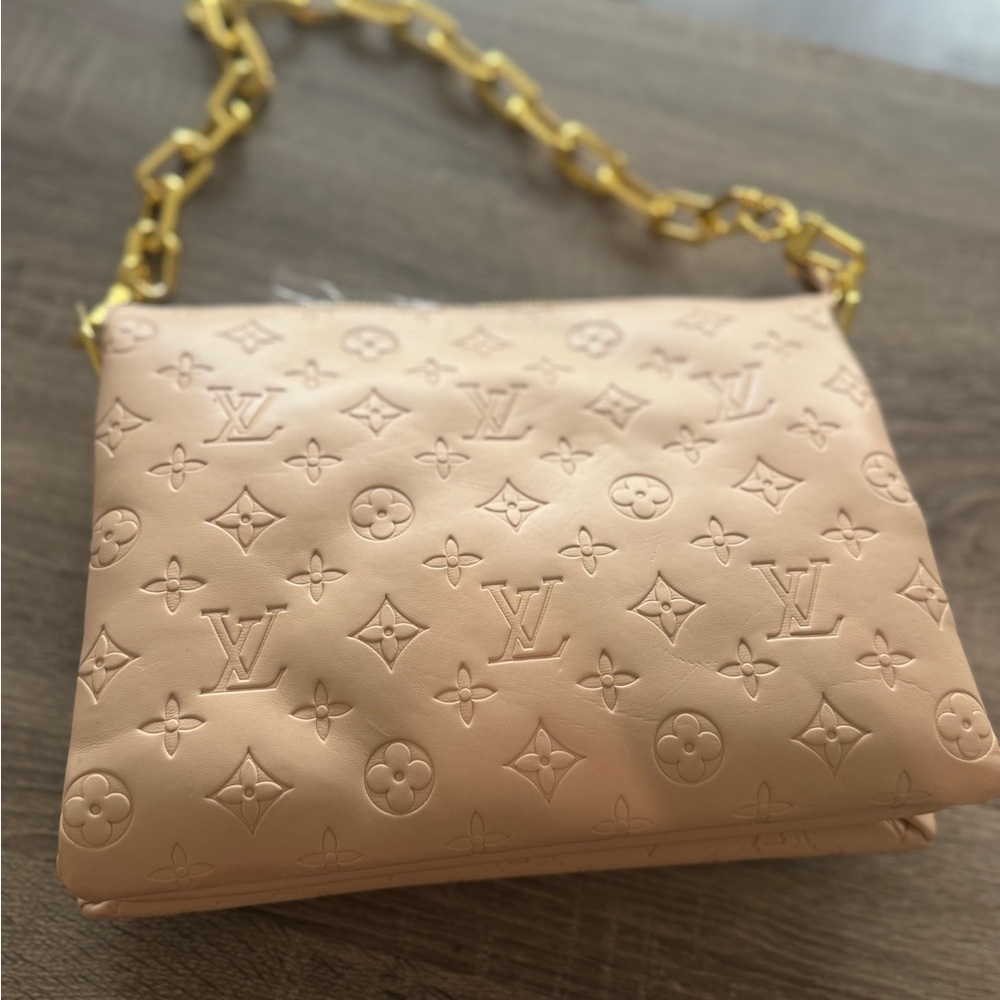 Louis Vuitton Tan Embossed Women's Bag